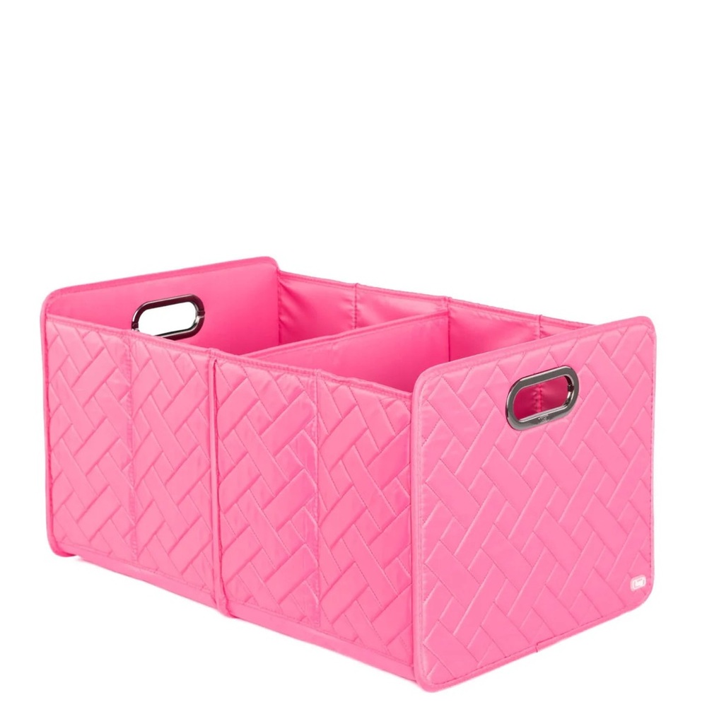 Lug Flatbed 2 Collapsible Multi Purpose Organizer NWT Pink Tourmaline